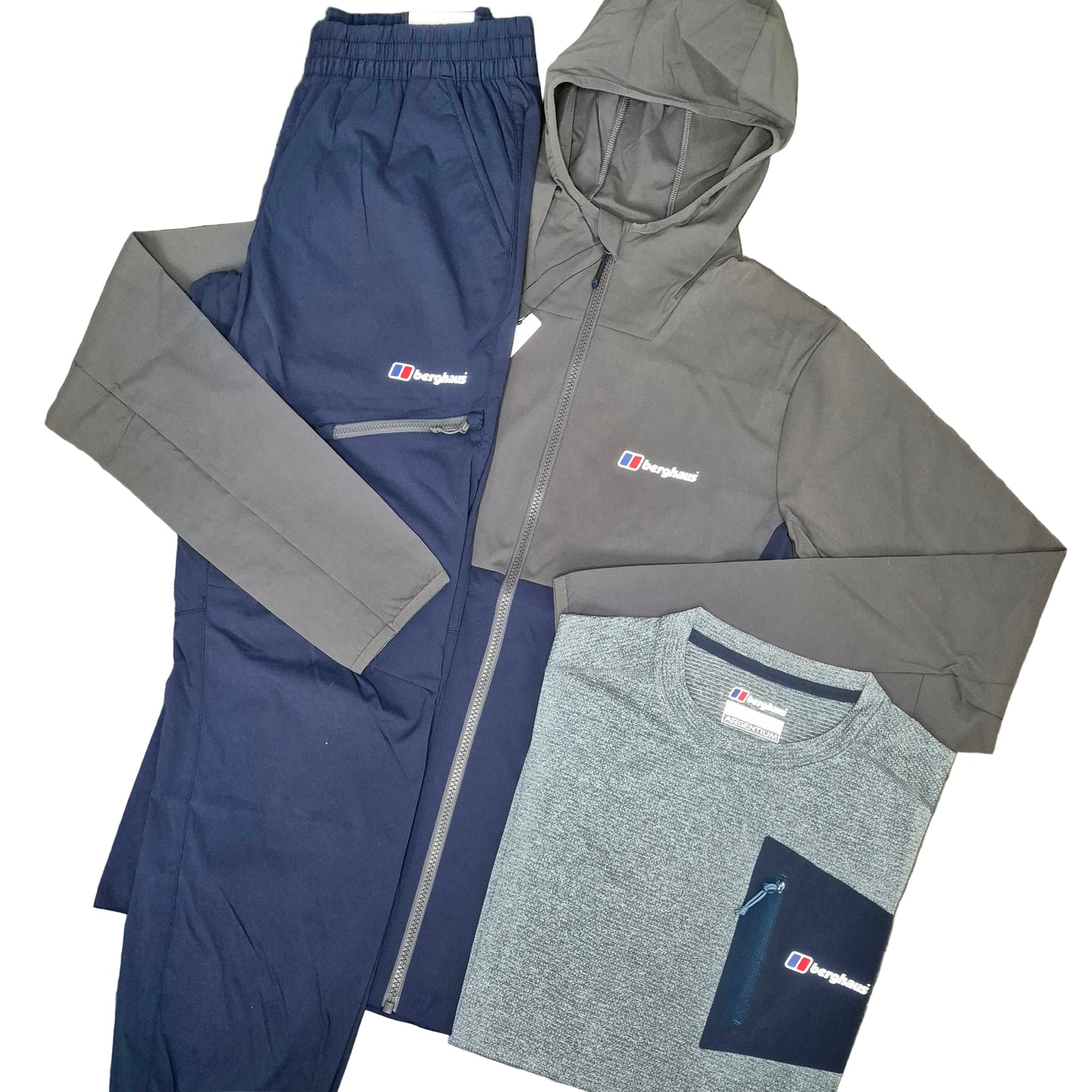 BERGHAUS THERAN TRACKSUIT (NAVY & DARK SMOKE GREY)