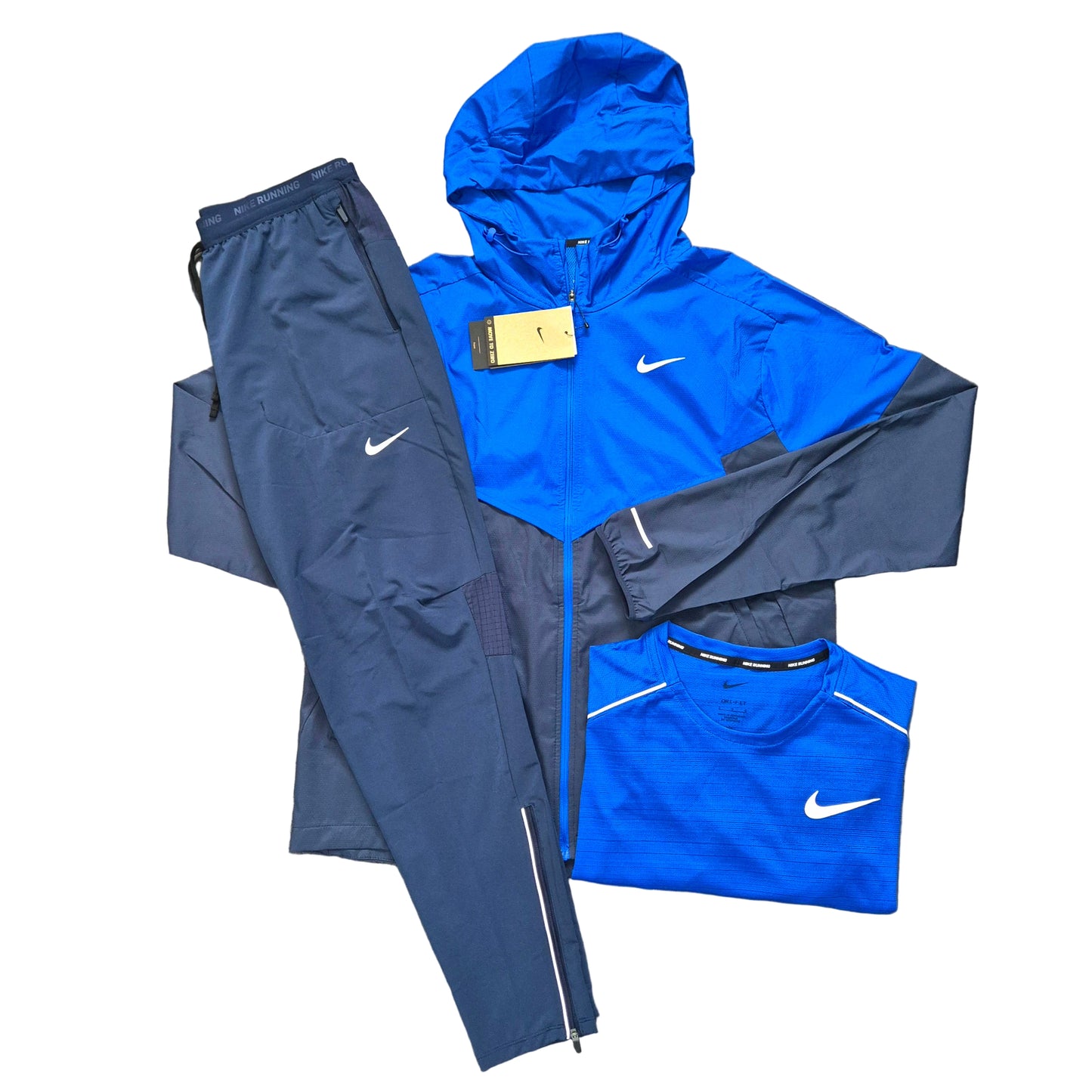 NIKE UV REPEL WINDRUNNER TRACKSUIT (ROYAL BLUE/OBSIDIAN BLUE)