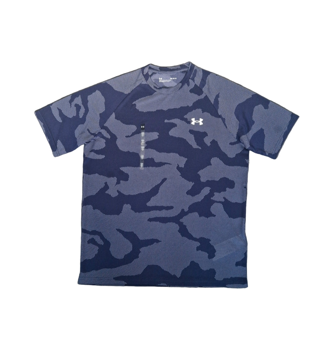 UA VELOCITY JACQUARD TSHIRT (NAVY)