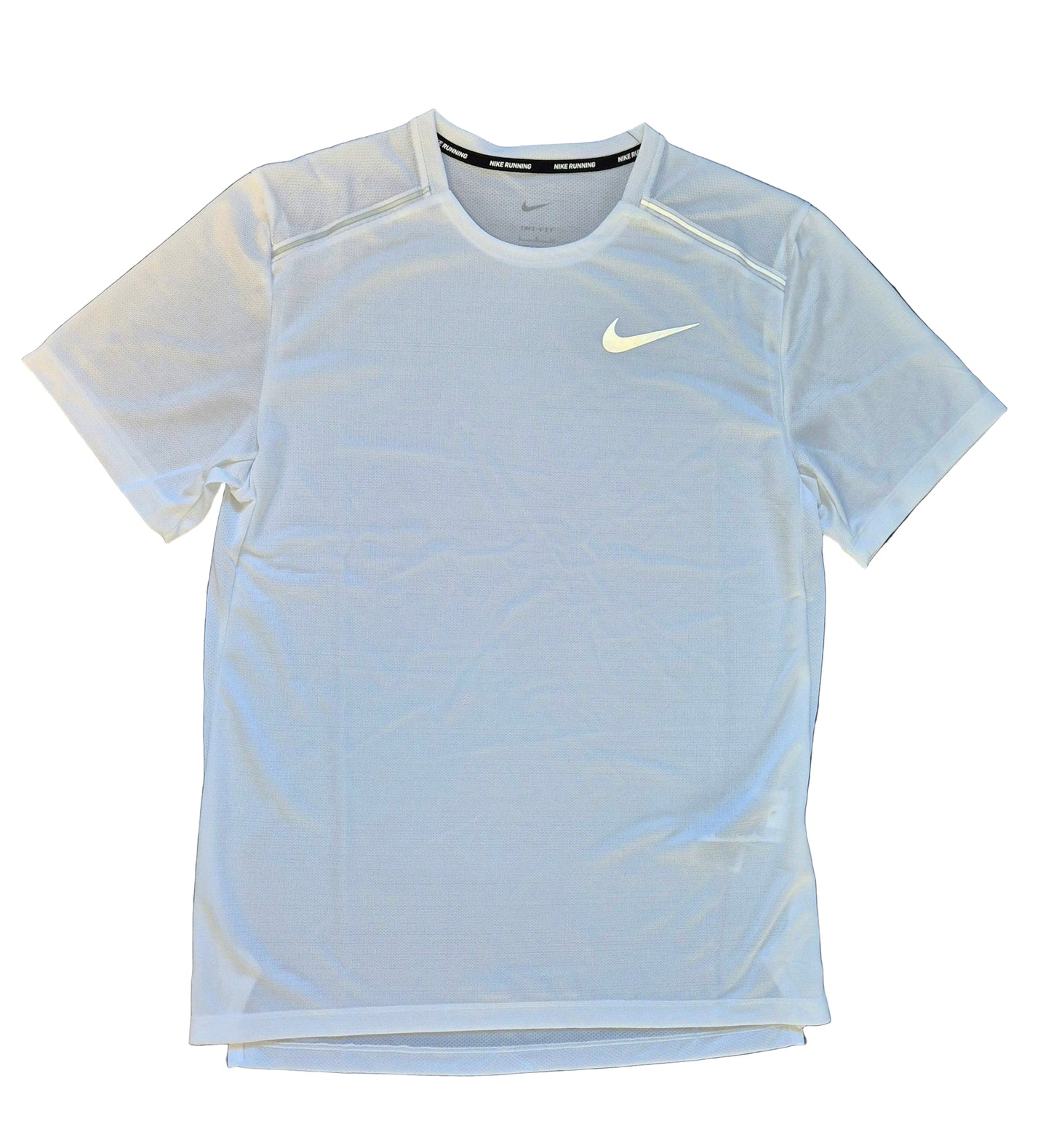 NIKE MILER 1.0 ICE WHITE & SMOKE GREY FLEX STRIDE SHORT SET
