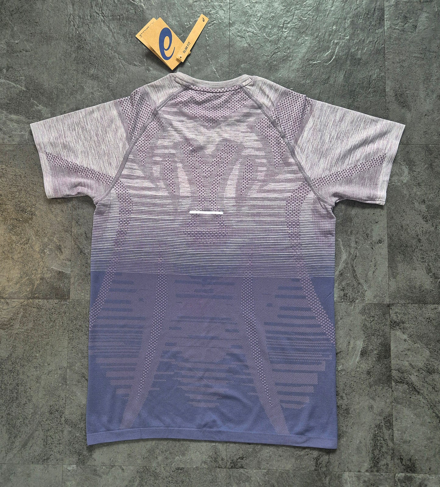 Asics Seamless Tshirt & 2in1 Shorts Set (Lavender Grey/Indigo Fog)