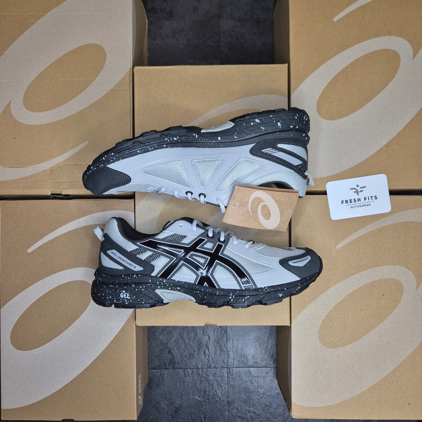 ASICS GEL VENTURE 6 (GLACIER GREY/BLACK)