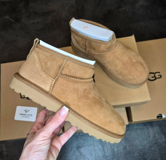 UGG ULTRA MINI BOOTS (CHESTNUT)