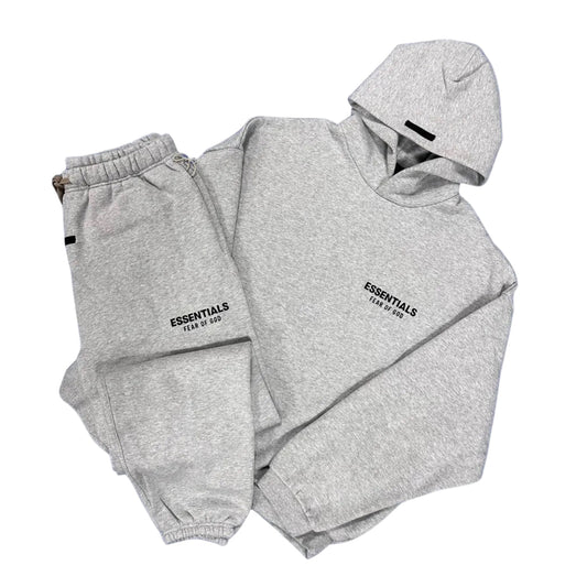 Essentials Fear Of God Tracksuit - Light Heather Grey FW24