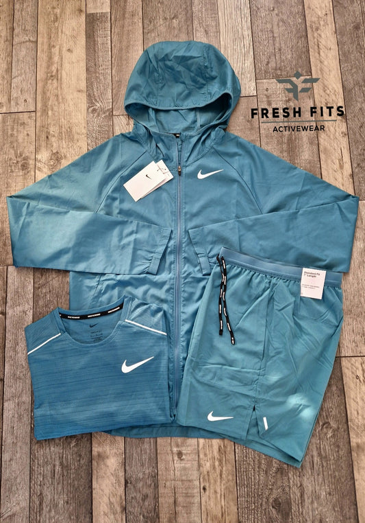 NIKE ESSENTIAL WINDRUNNER TEAL SET