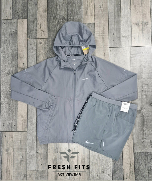 NIKE REPEL MILER WINDRUNNER & FLEX STRIDE SHORT SET
