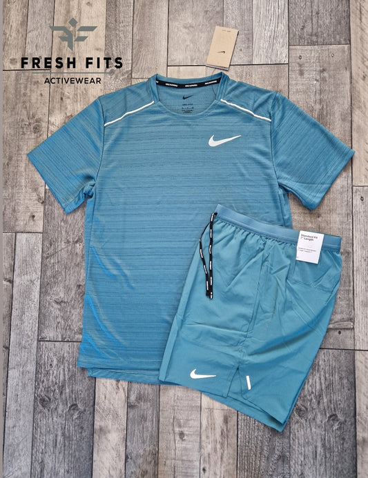 NIKE MILER 1.0 TEAL SET