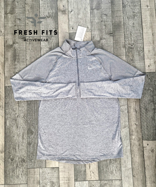 NIKE ELEMENT 2.0 1/4 ZIP GREY