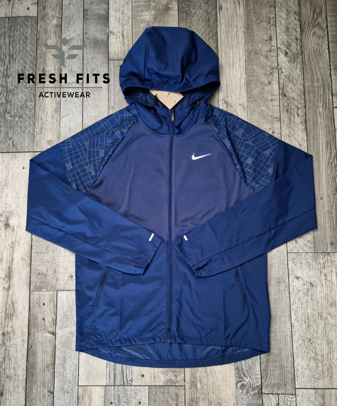 NIKE REPEL FLASH WINDRUNNER NAVY