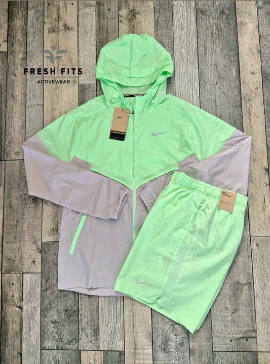 NIKE REPEL UV WINDRUNNER SET (VAPOUR GREEN/GREY)