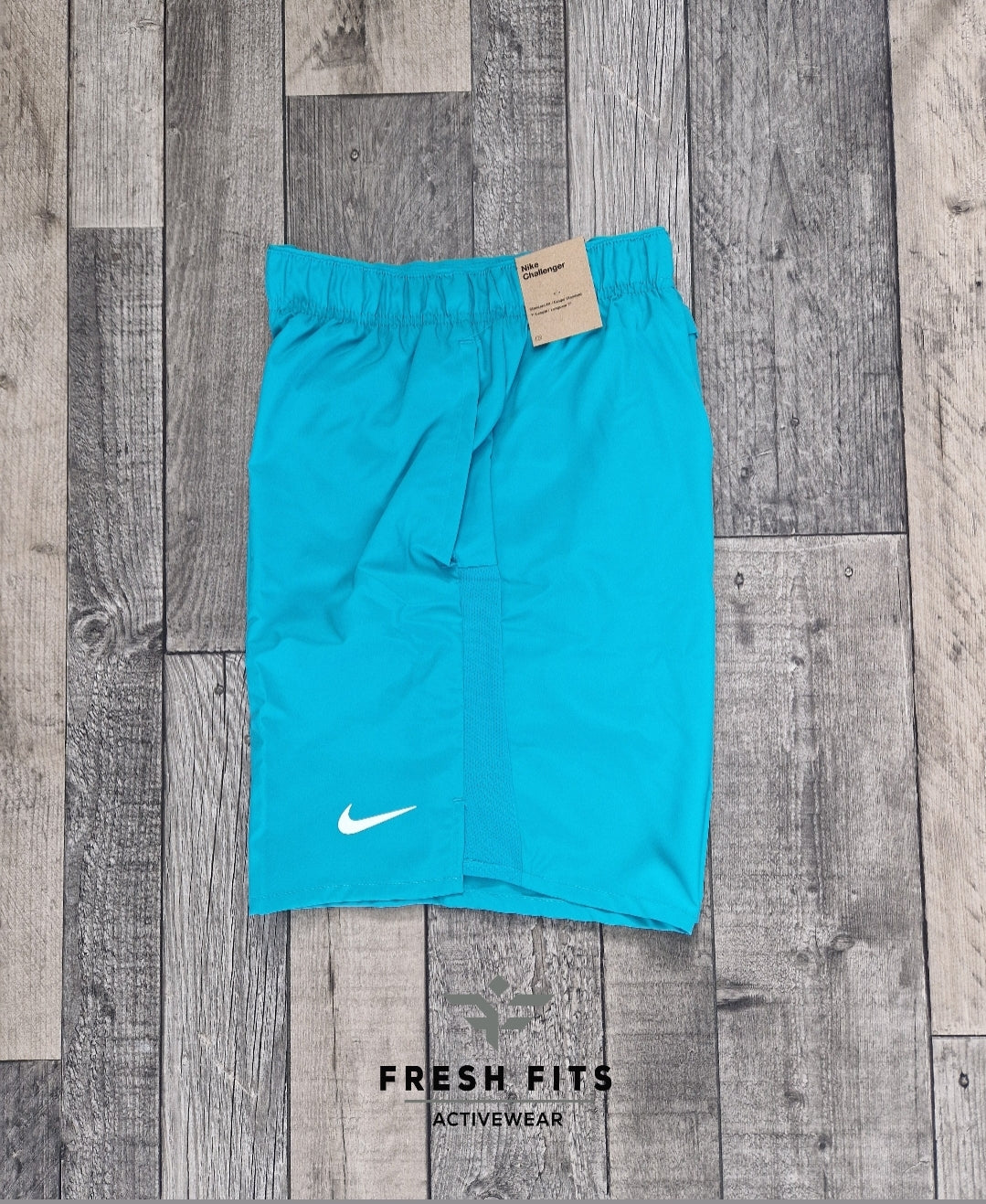NIKE MILER 1.0 & CHALLENGER SHORTS SET - (AQUA BLUE)