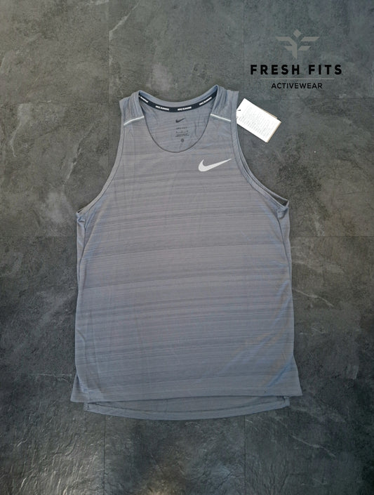 NIKE MILER DRI FIT VEST (SMOKE GREY)