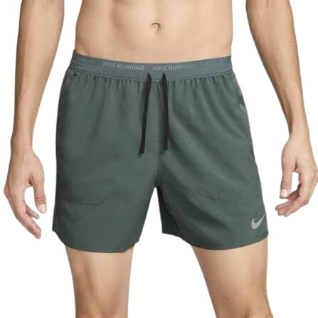Nike Stride Dri-FIT 18cm Brief-Lined Running Shorts - Vintage Green