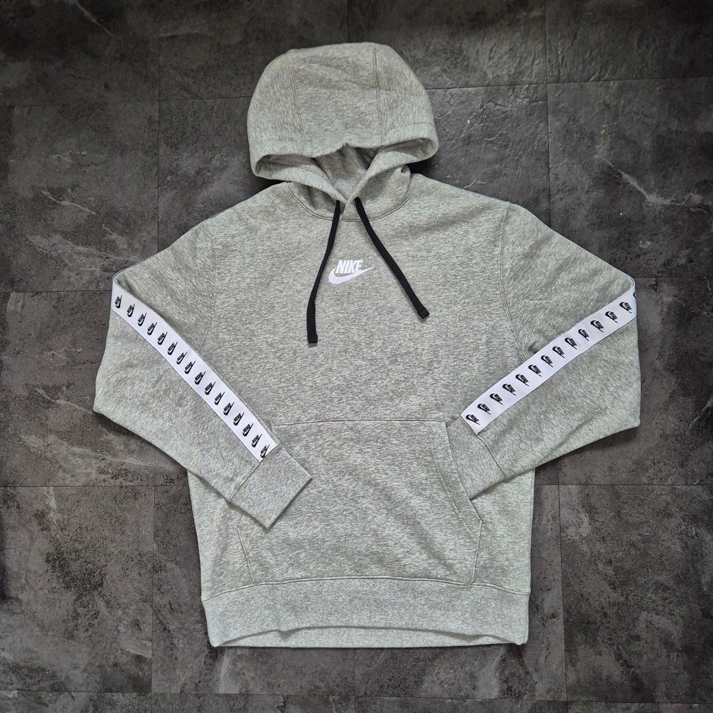 Nike Grey Swoosh Tapered Tracksuit