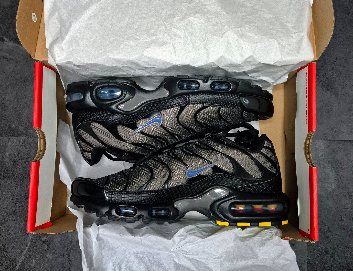 Nike Airmax Tn (Black- diffused Blue- Cave Stone)