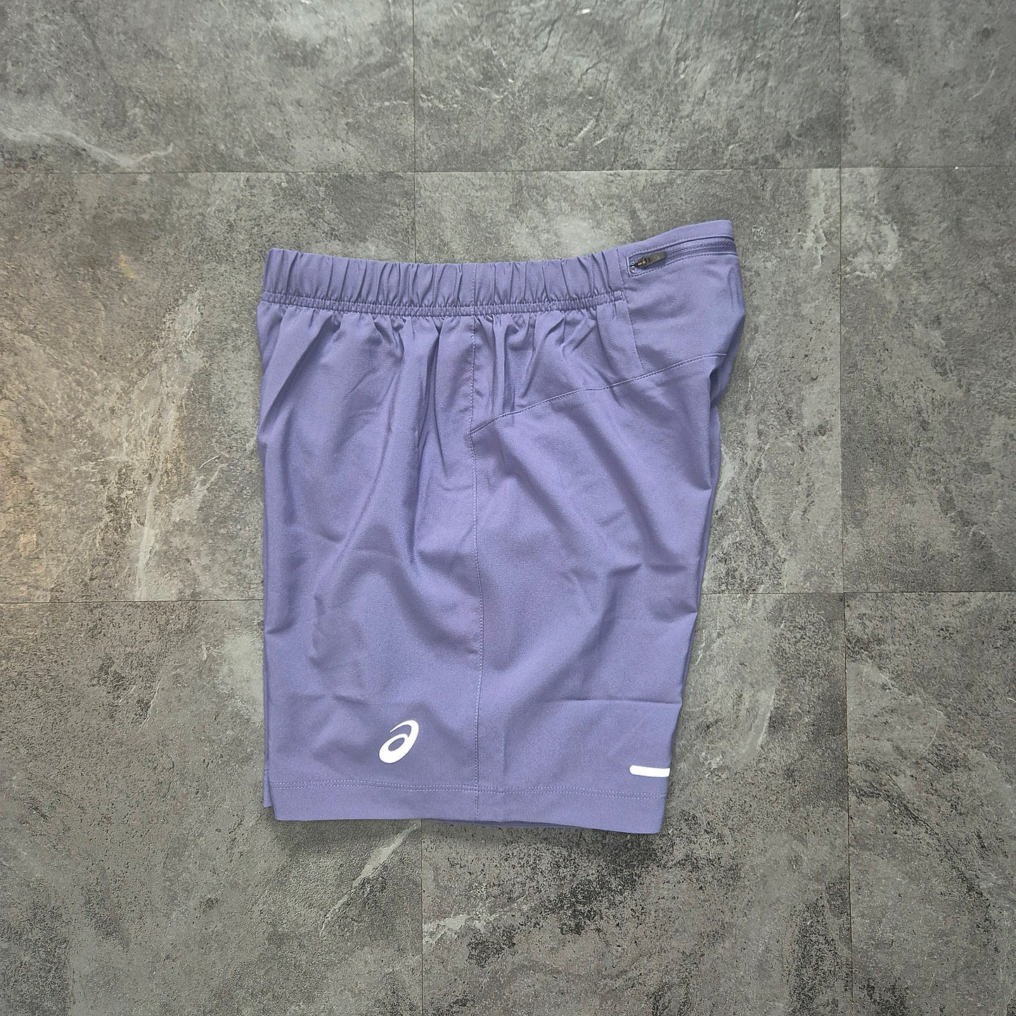 Asics Seamless Tshirt & 2in1 Shorts Set (Lavender Grey/Indigo Fog)