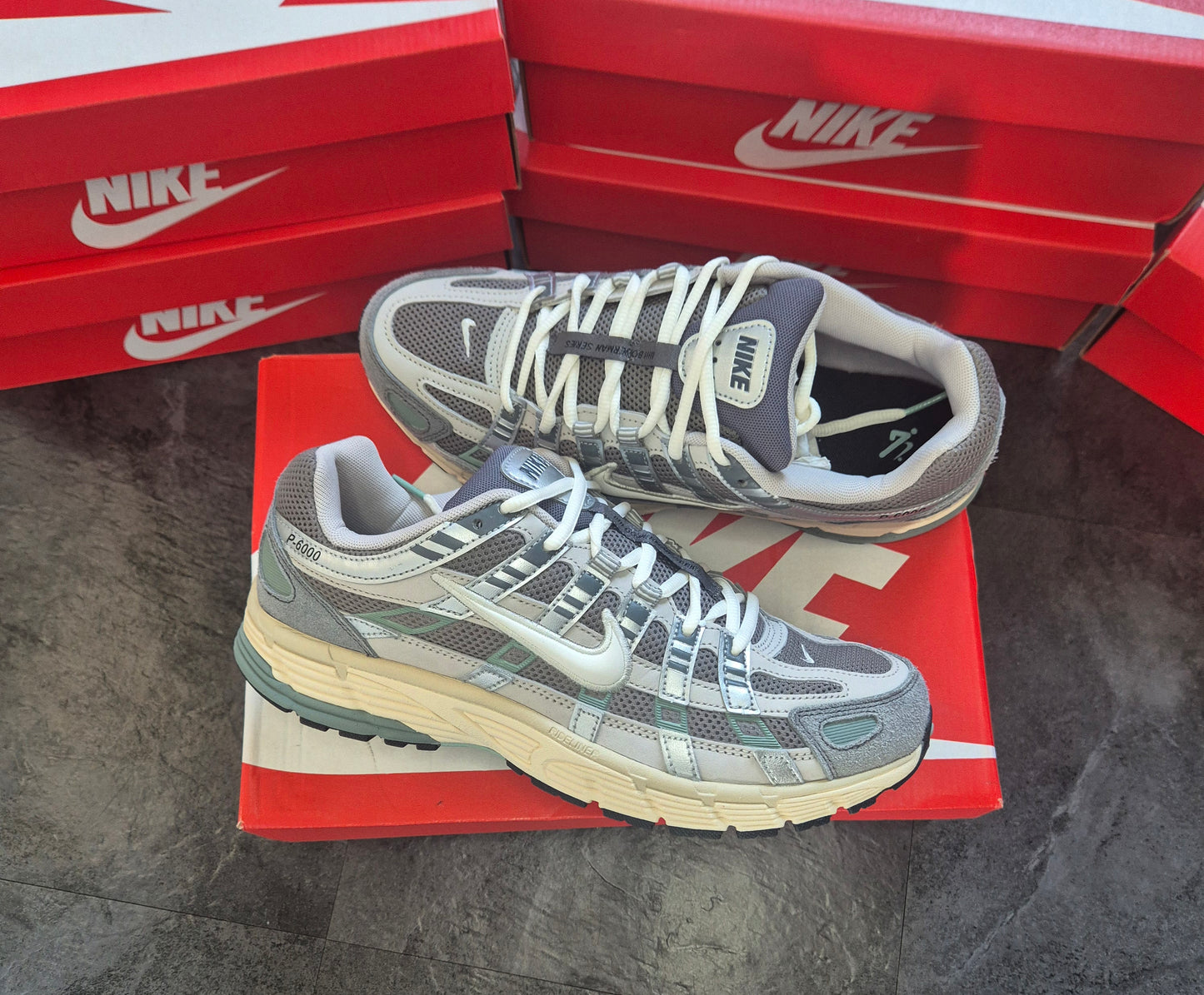 NIKE P-6000 FLAT PEWTER